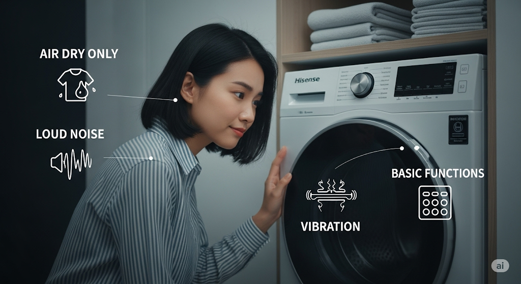 ハイセンス洗濯機の画像