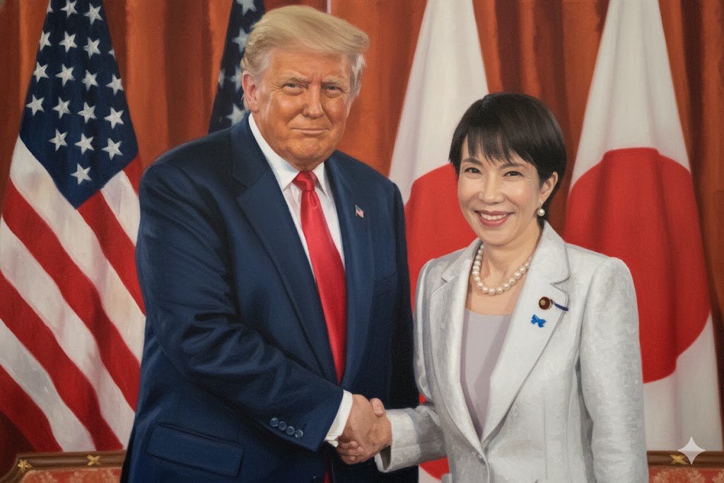 高市早苗総理大臣・トランプ大統領のイメージ画像