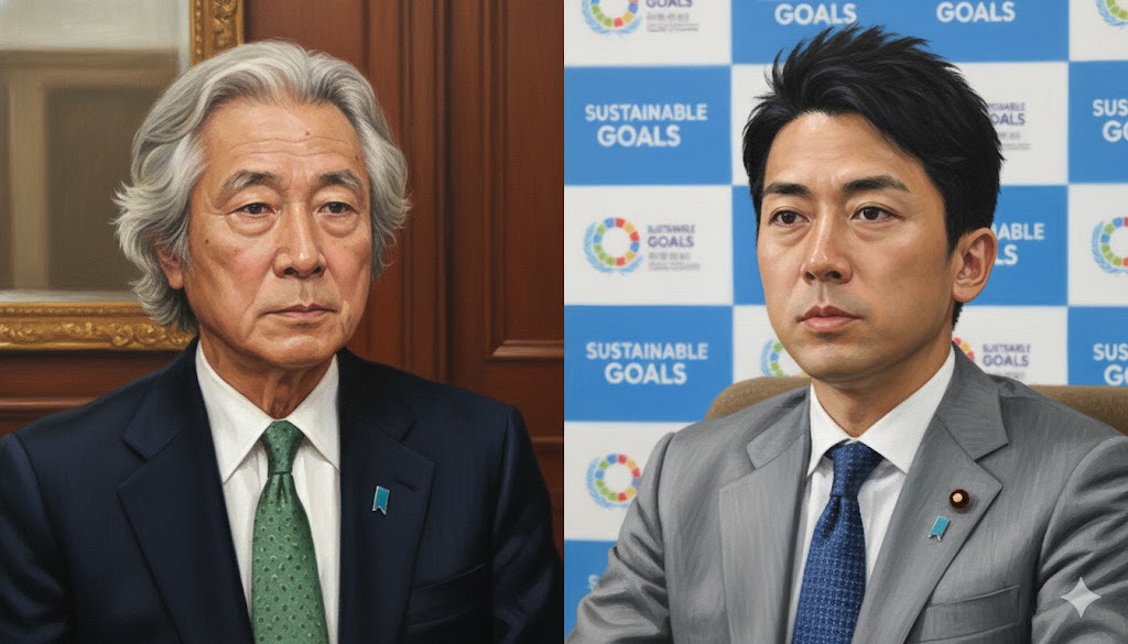 小泉純一郎と進次郎のイメージ画像