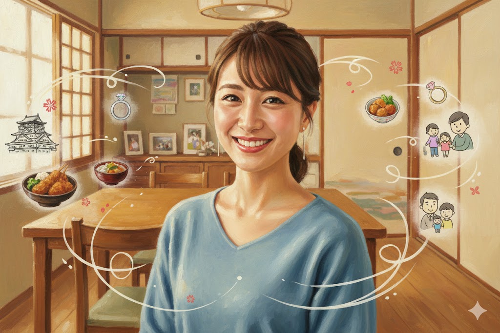 名古屋の実家での生い立ちが育んだ結婚観と価値観