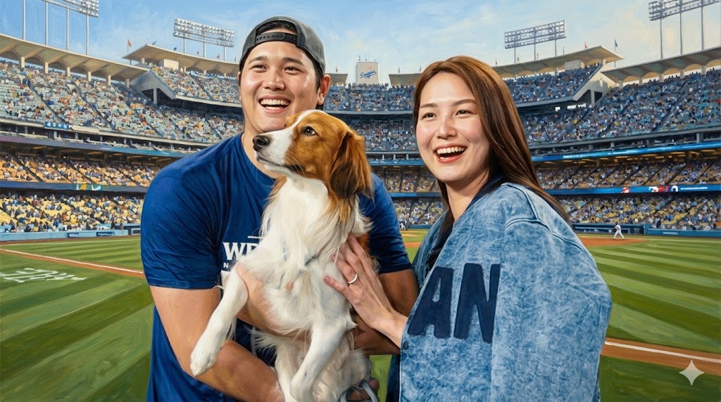 大谷翔平と奥さんの画像