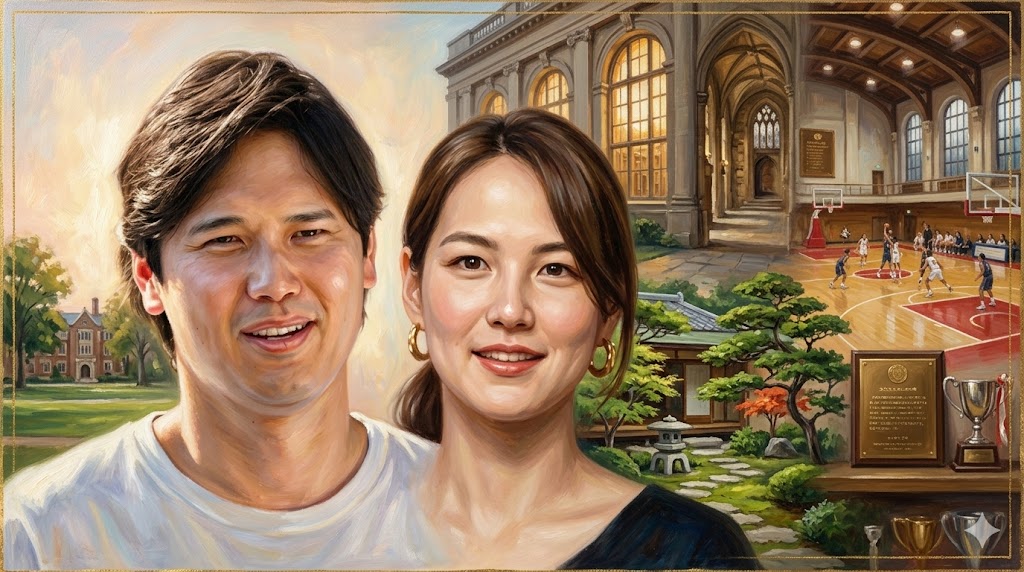 妻の気になる実家や学歴と大学時代の活躍内容