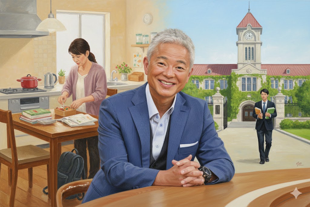 妻の献身的な支えと息子の大学進学の道のり