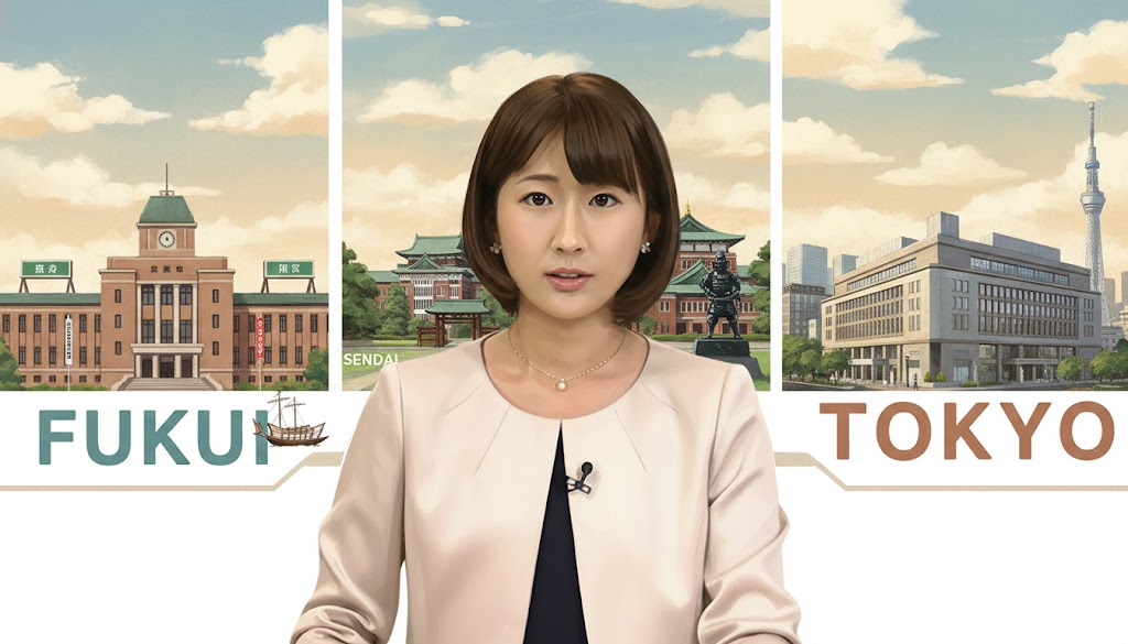 NHK異動歴！福井・仙台から東京進出まで