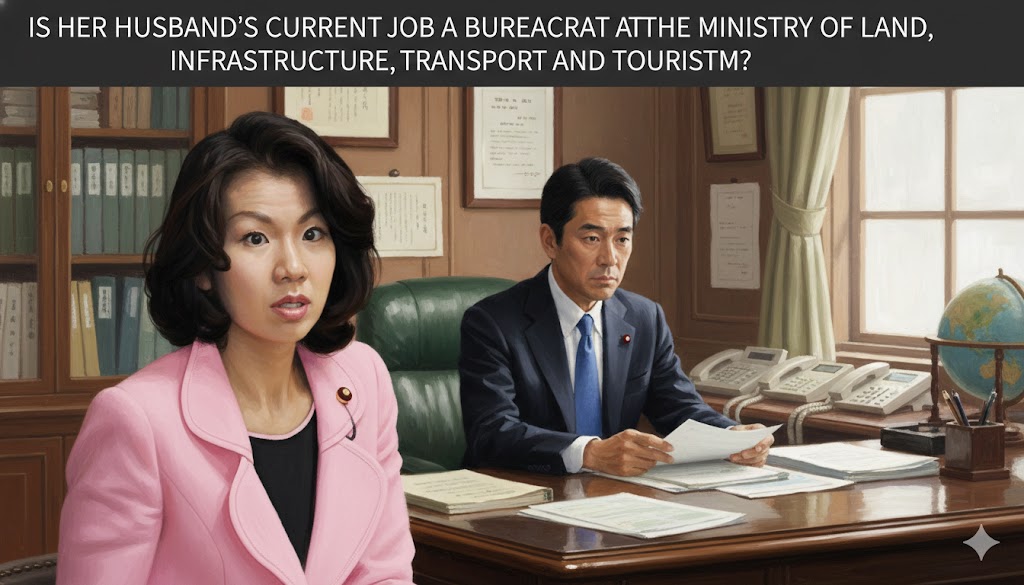 旦那の現在の仕事は国土交通省の官僚なのか