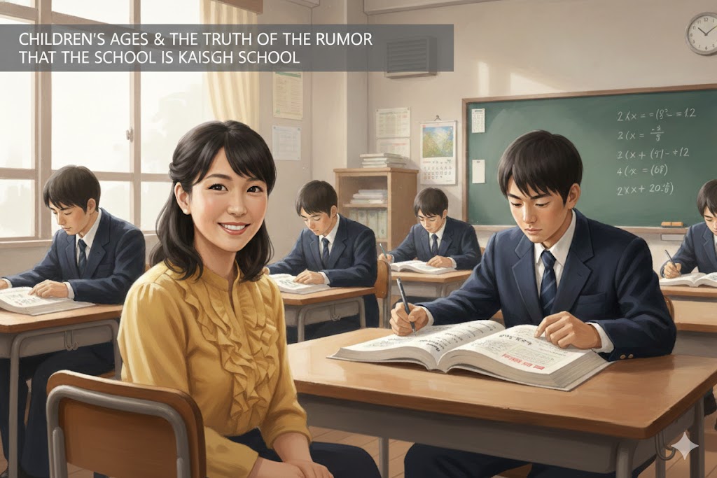 子供の年齢や学校が開成高校だという噂の真実
