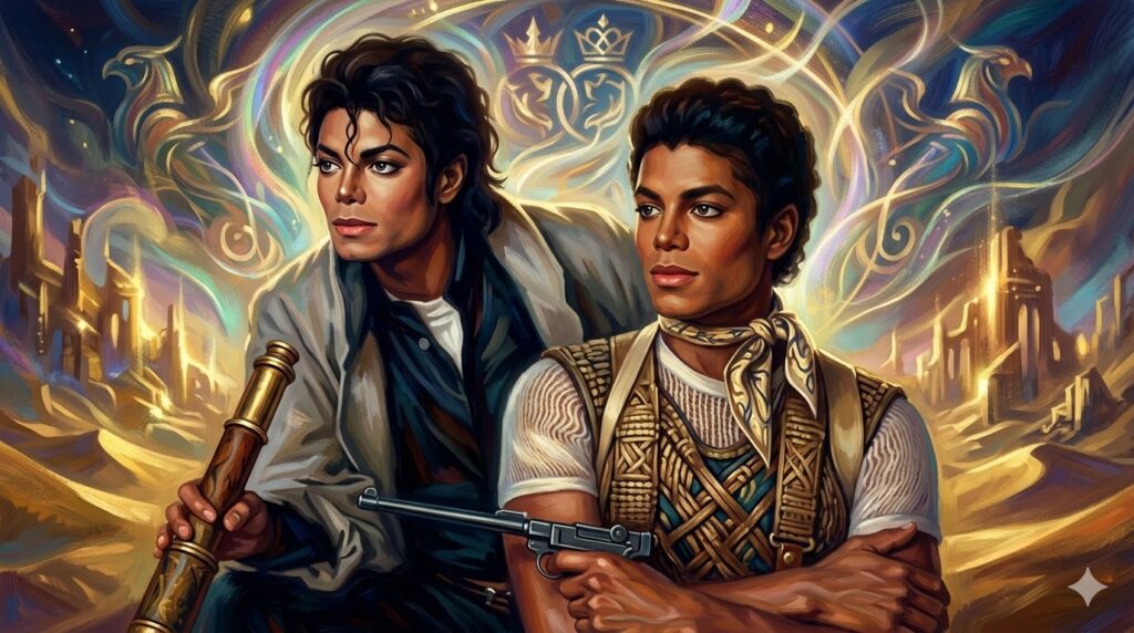 マイケルとジャーメインの画像