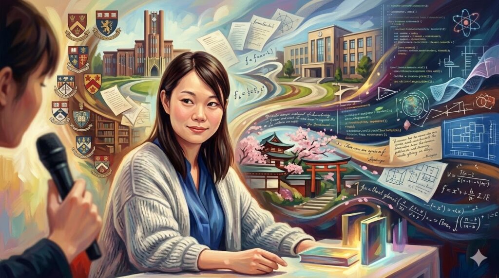 妻の黒岩里奈さんの学歴と東大での転部