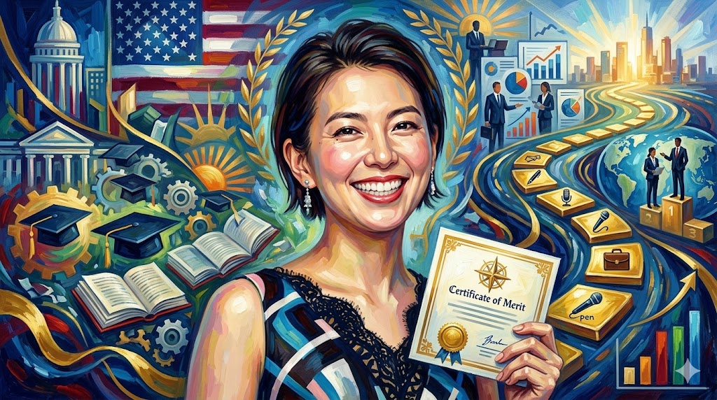 米国育ちの才媛が歩んだ！華麗な経歴の真相