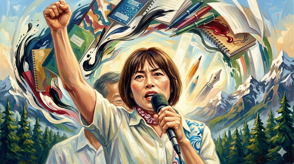 実家は長野の文房具店？彼女の原点を探る！