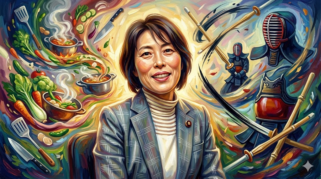 息子との料理や剣道の話に見える意外な素顔