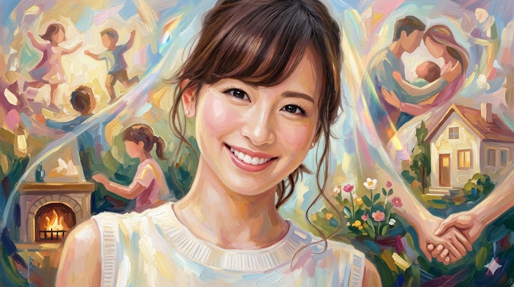 子供はいる?彼女が描く理想の家族像とは